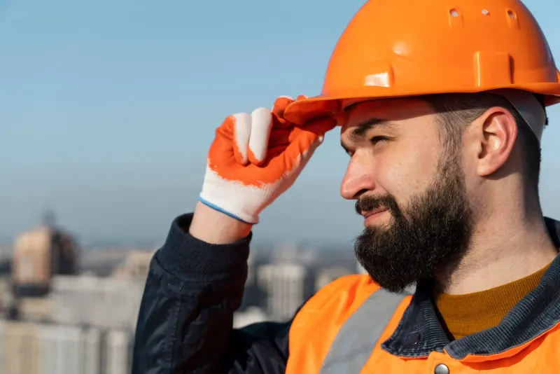 Cascos de seguridad industrial con absorción de impactos para construcción y manufactura - EPP protección de cabeza